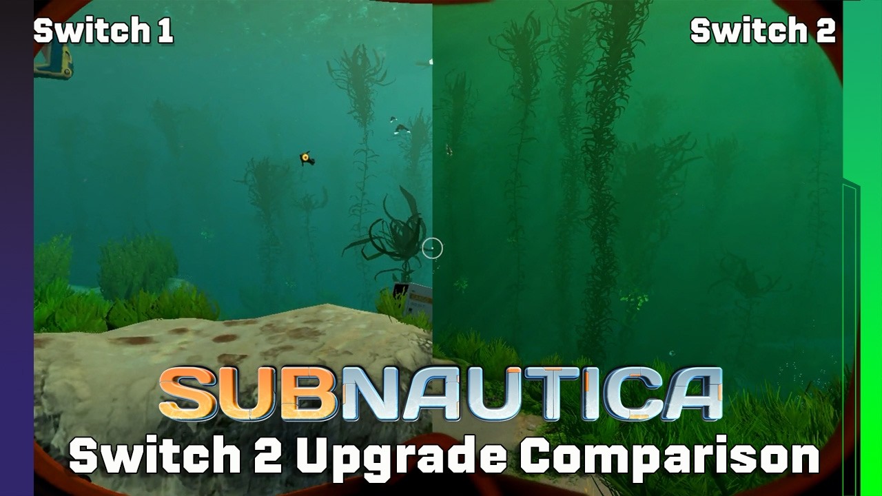 Subnautica Switch 2 Graphics Comparison