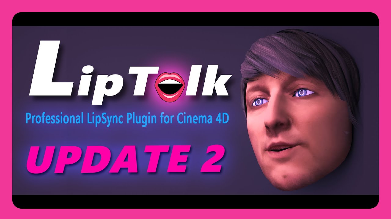 Cinema 4D Plugin - LipTalk Update 2 - Introducing the new attack parameter and Info panel