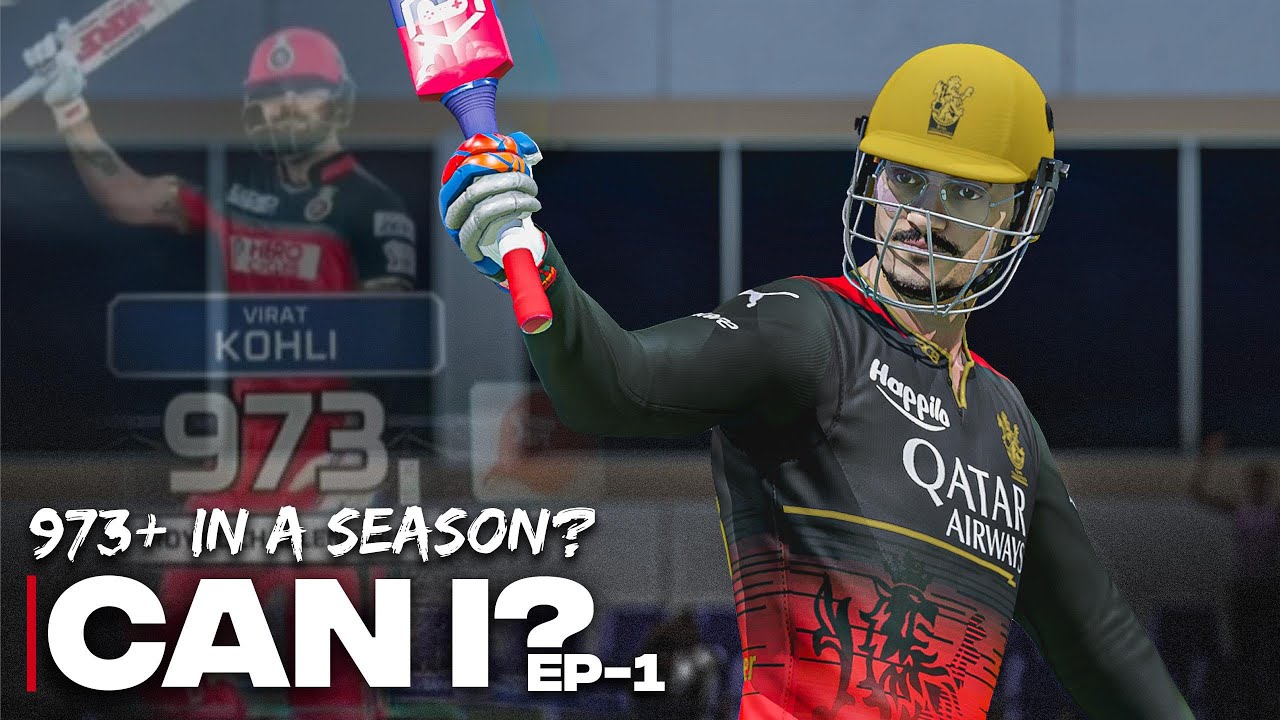 Can I Break Virat Kohli's 973 Runs Record in IPL 2023? - Cricket 22 #1