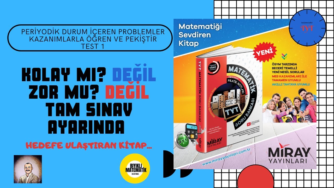 Periyodik Durum İçeren Problemler 1  Miray Yayınları TYT Soru Bankası