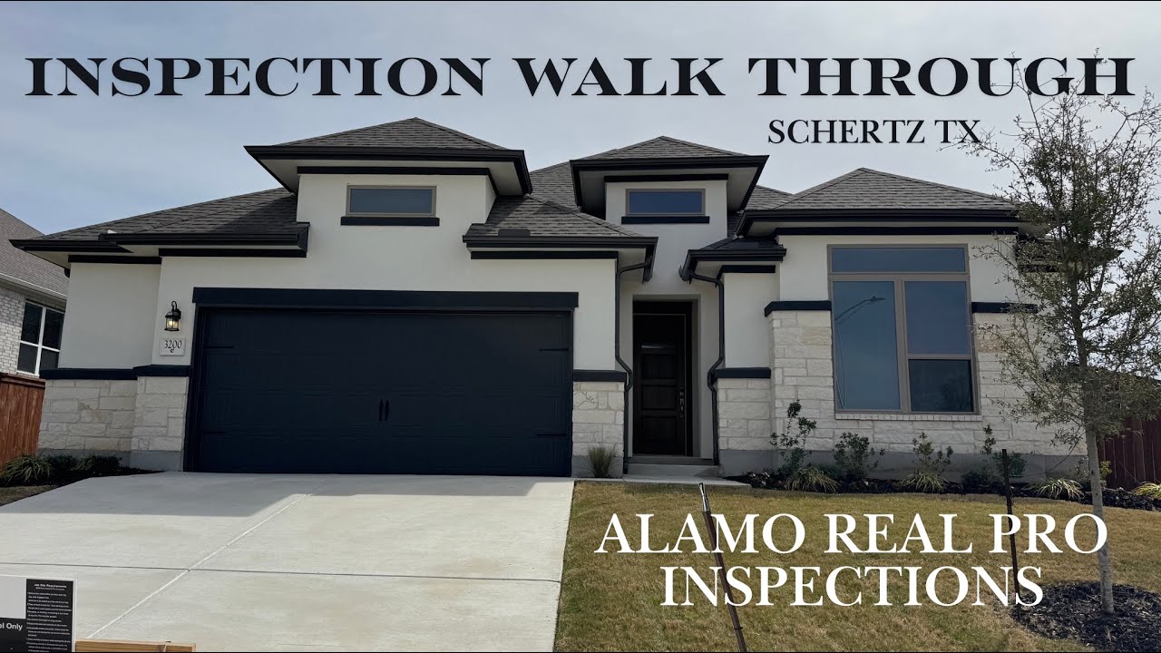 Home inspection walkthrough, New Construction, Alamo Real Pro Inspections