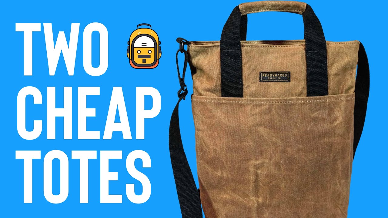 Check Out These Bargain Waxed Canvas Totes!