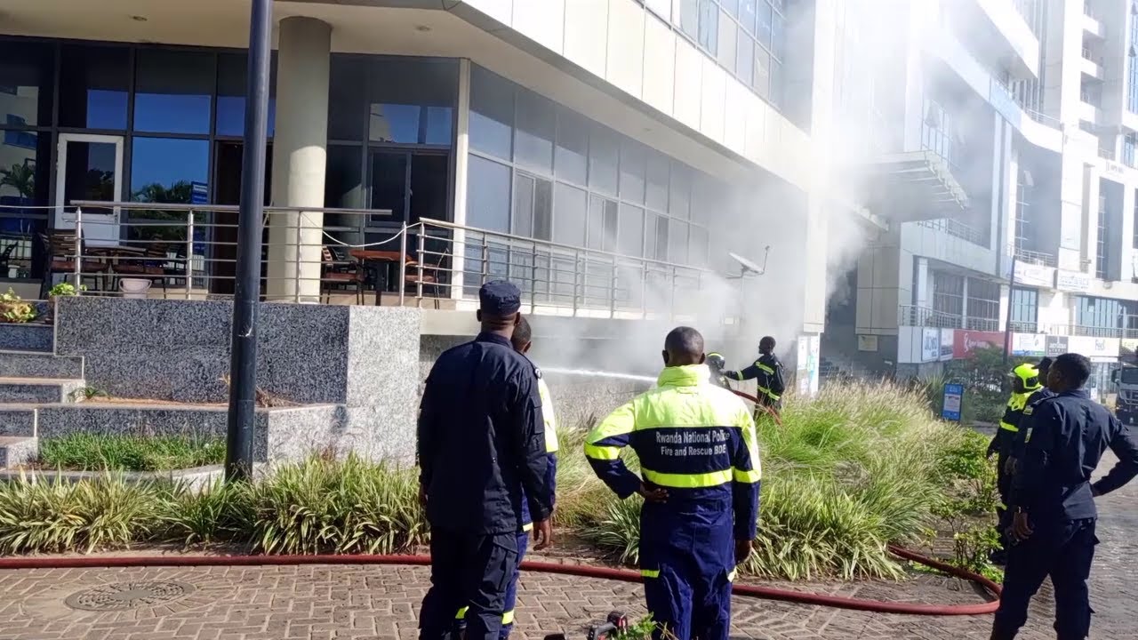 Kigali: inyubako yo kwa Makuza ifashwe n'inkongi