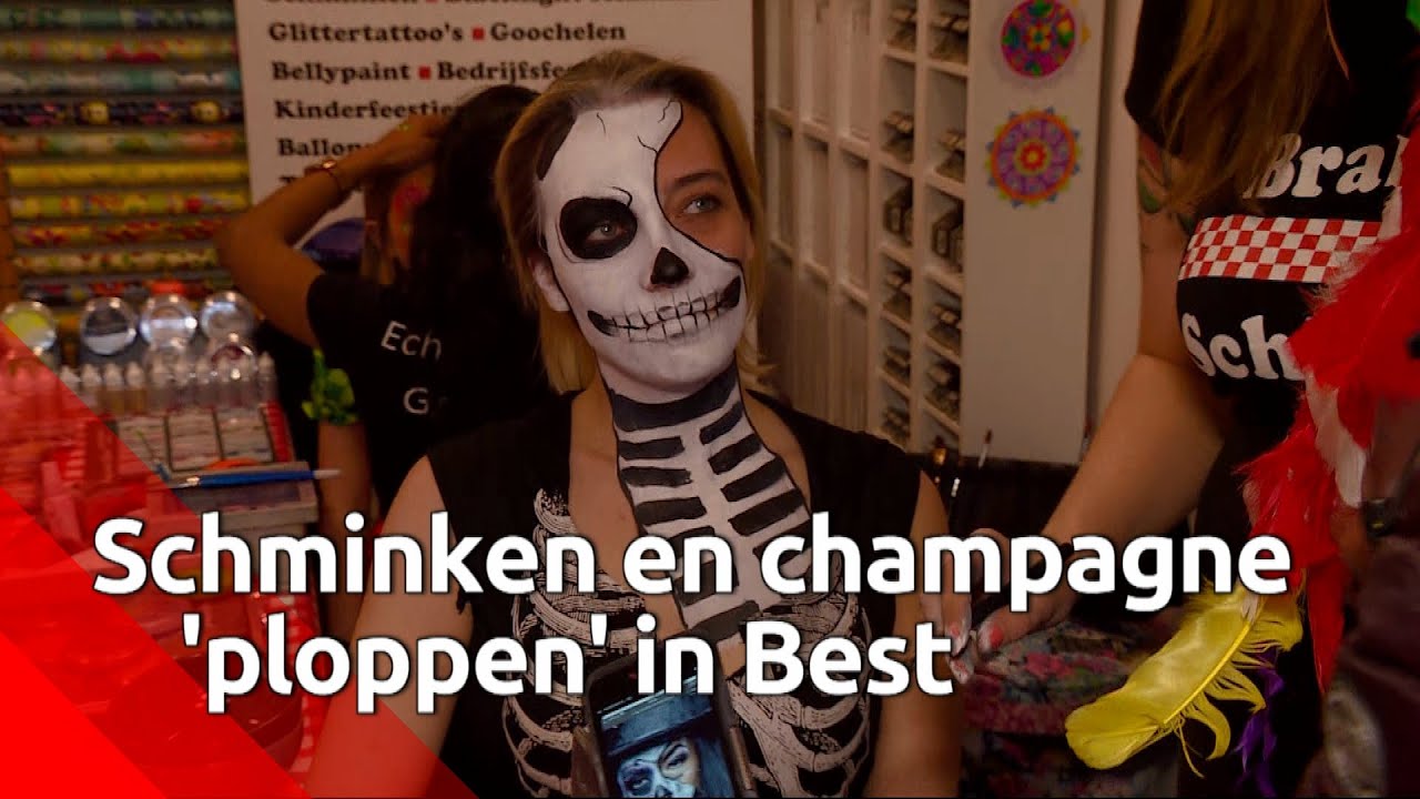 Schminken en champagne 'ploppen' in Best - Brabants Buske