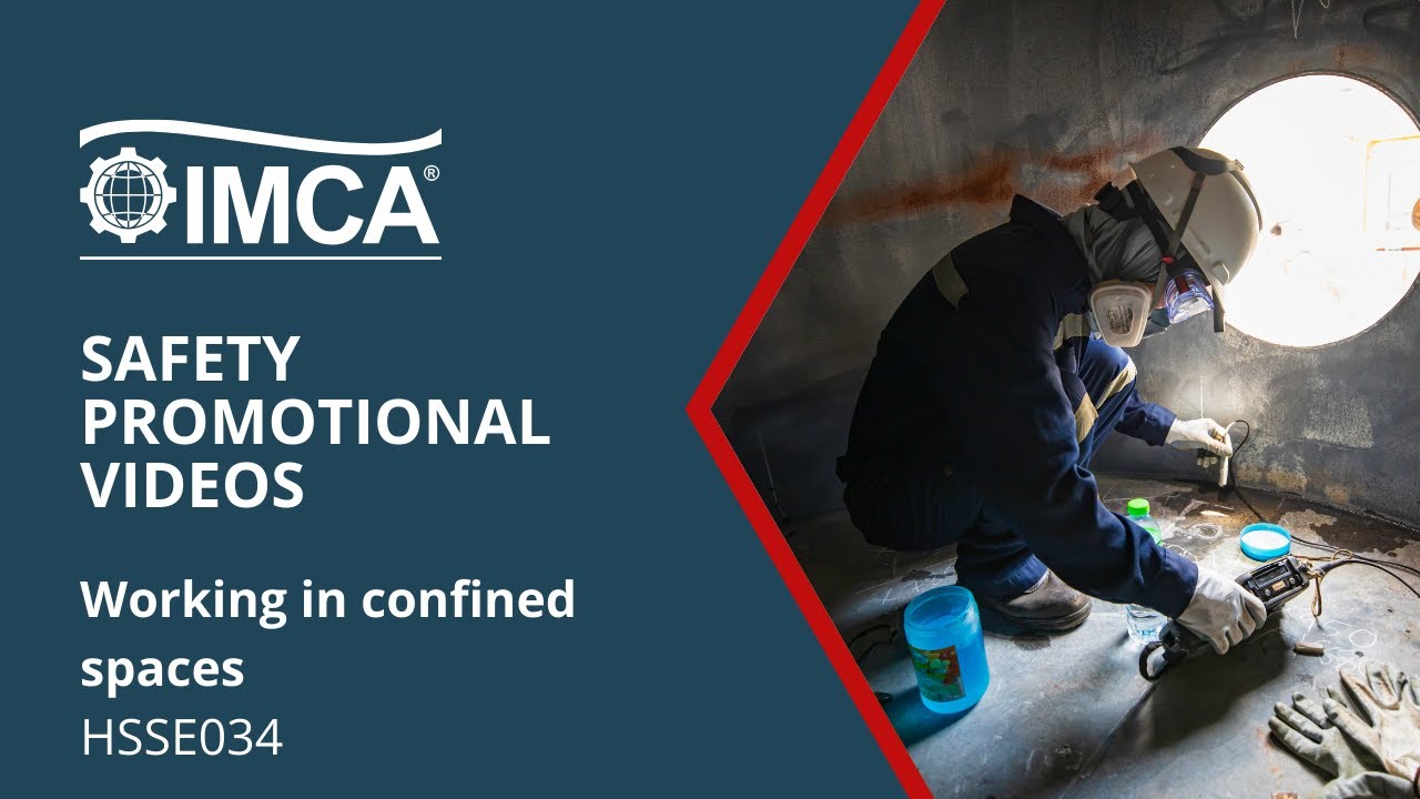 Working in confined spaces – IMCA HSSE034
