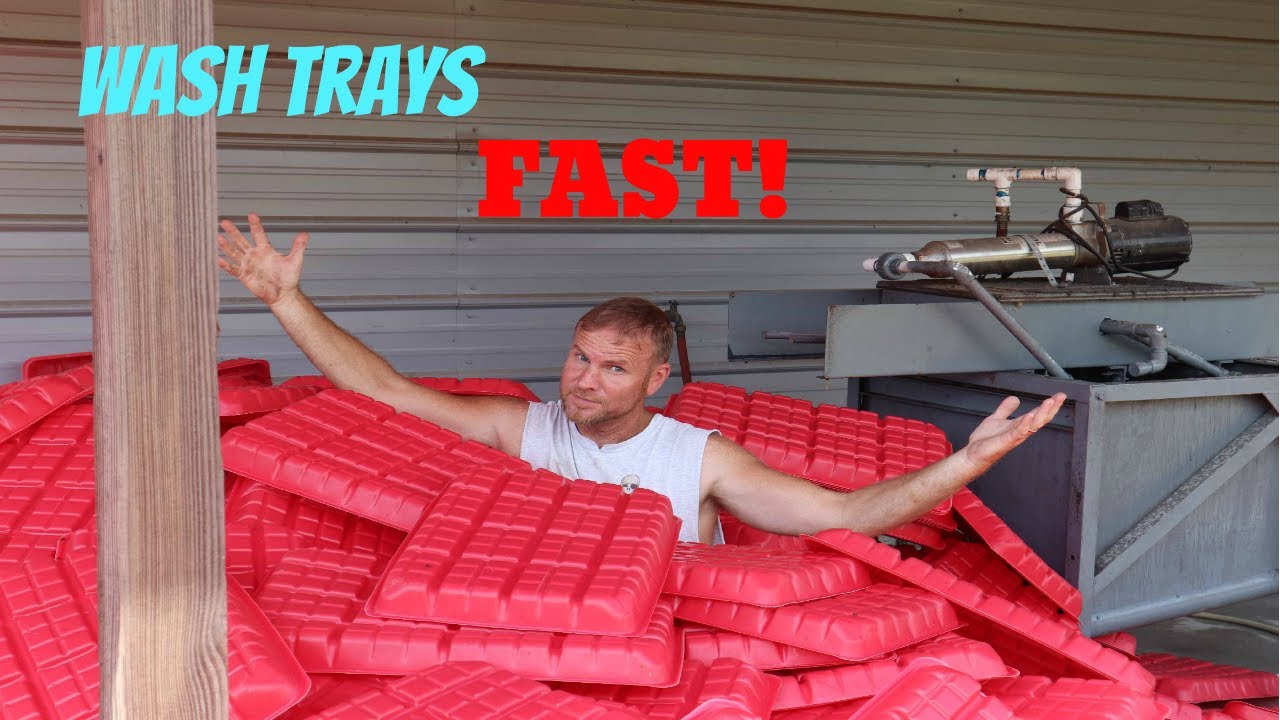 Wash 4 houses of trays in 45 minutes with Paul Kicklighter