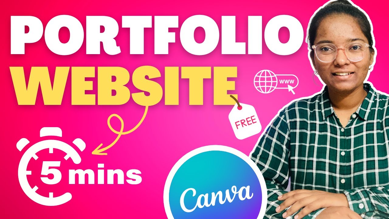 Create a Portfolio Website in 5 Minutes in Canva - FREE!
