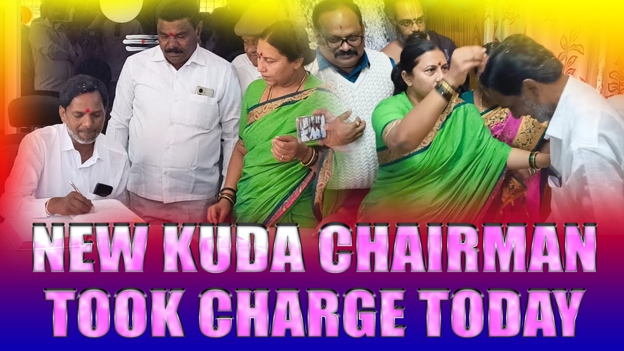 NEW KGF KUDA CHAIRMAN B.SRINIVASAN TOOK CHARGE TODAY...