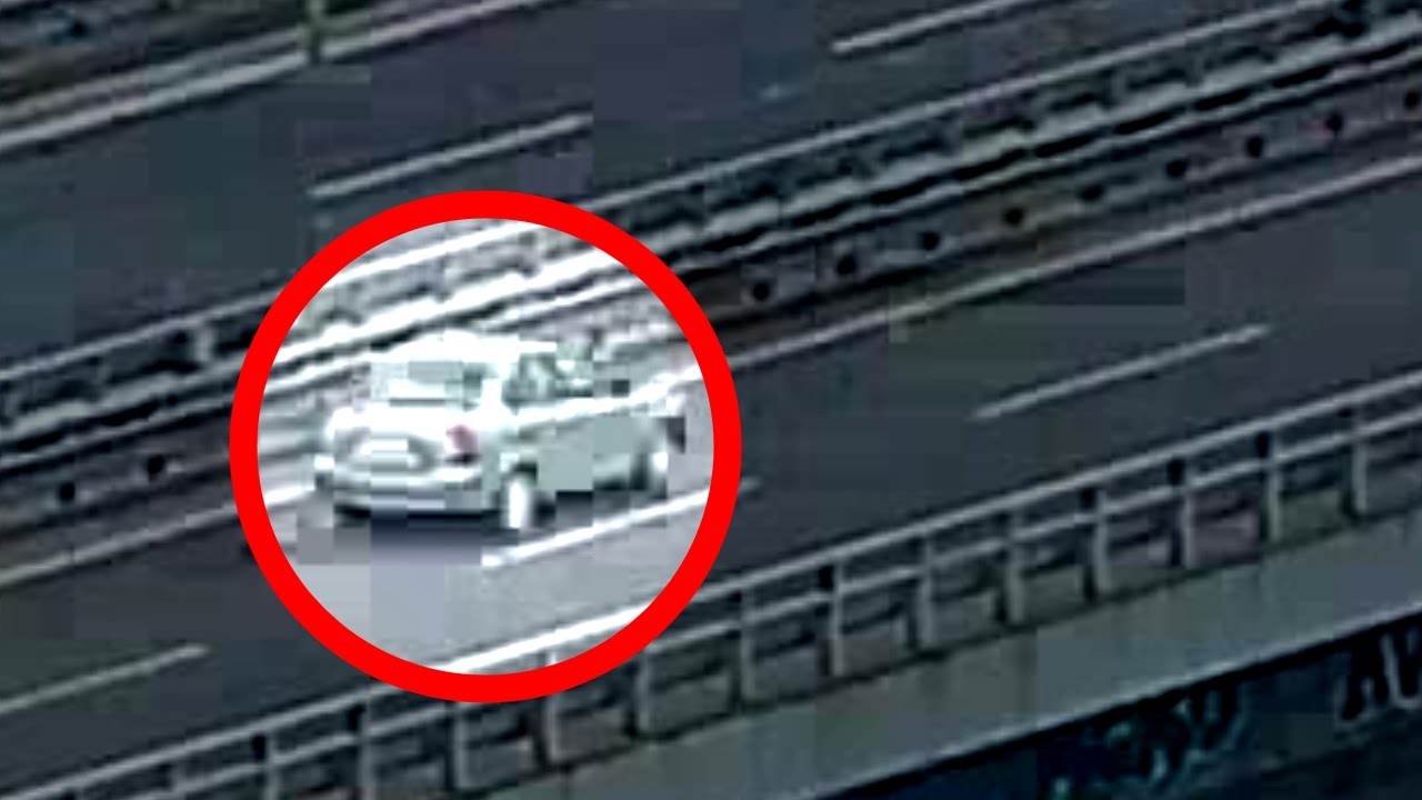 Car Disappears on Bridge (TELEPORTATION CAUGHT ON TAPE)
