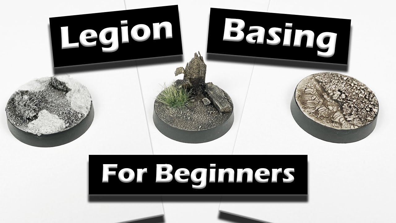 10 MINUTE Miniature Bases for Star Wars Legion MADE EASY!!!!!  Beginner Friendly!