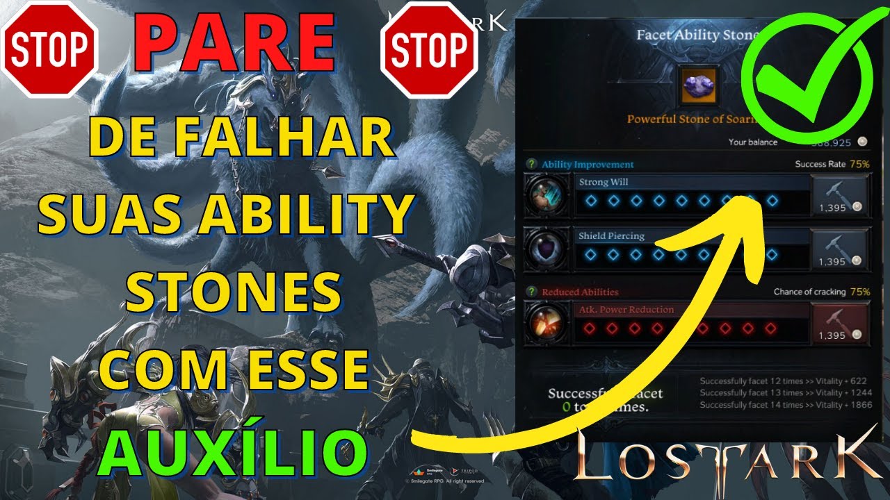 ABILITY STONES COMO MELHORAR A CHANCE DE ACERTO, GUIA FÁCIL DE ENTENDER - LOST ARK