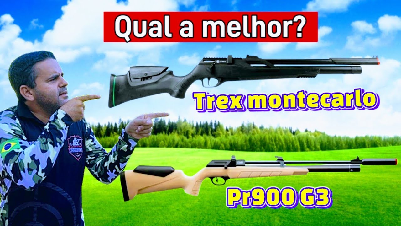 Pr900 G3 ou Trex montecarlo, qual a melhor?