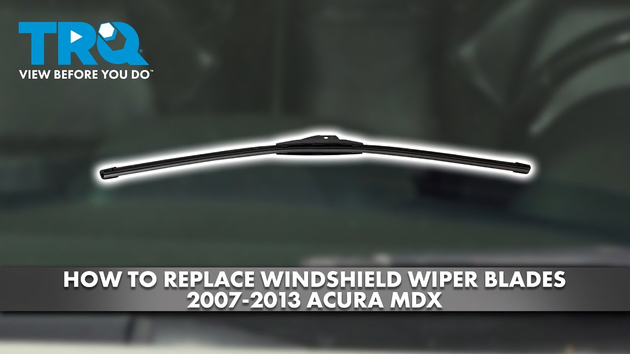 How to Replace Front Windshield Wipers 2007-2013 Acura MDX