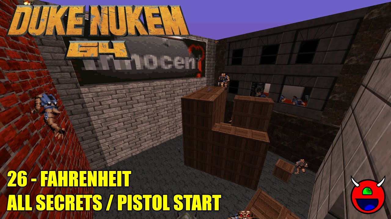 Duke Nukem 64 (RedNukem) - 26 Fahrenheit - All Secrets