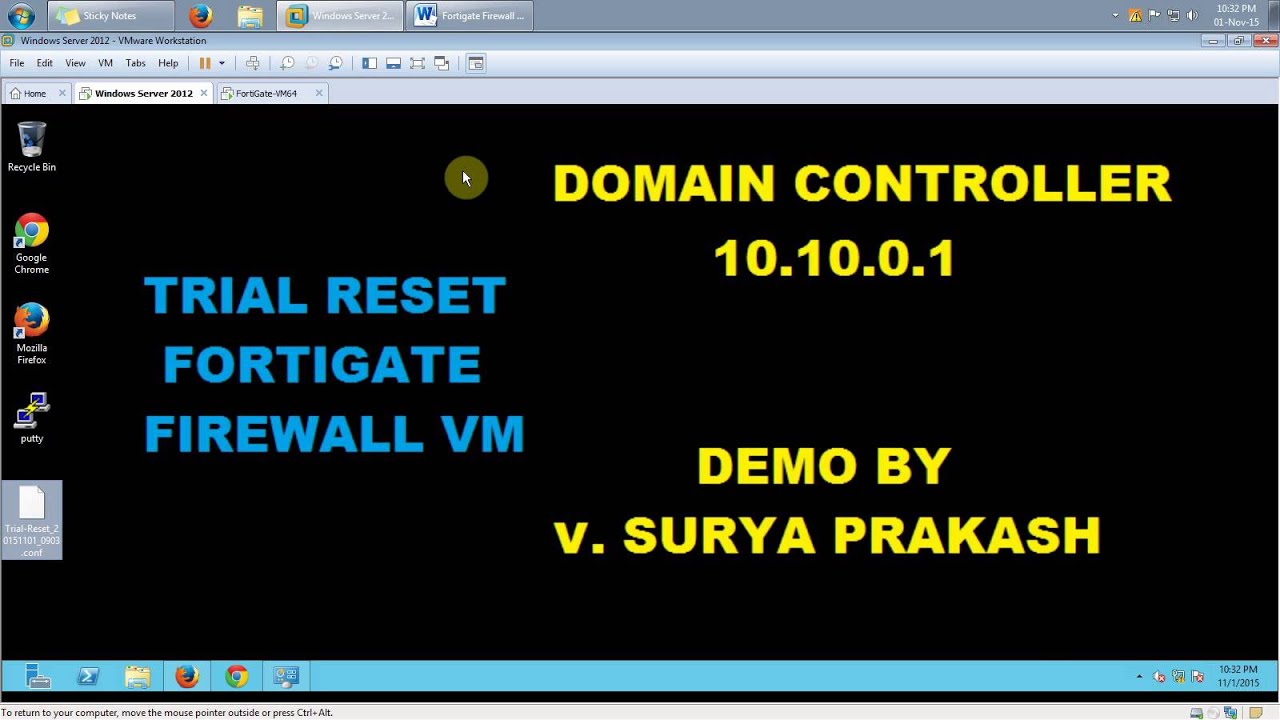 Fortigate Firewall VM - Reset 14 days Trial Period without losing Configuration
