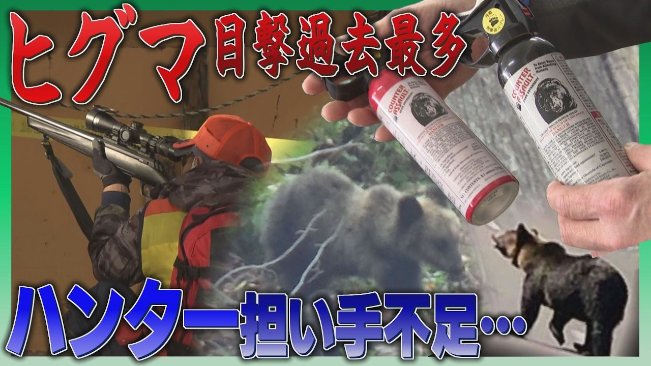 道内ヒグマ目撃数過去最多…ガバメントハンター「自分で撃てるのではやい」警察OBら免許取得の動きも