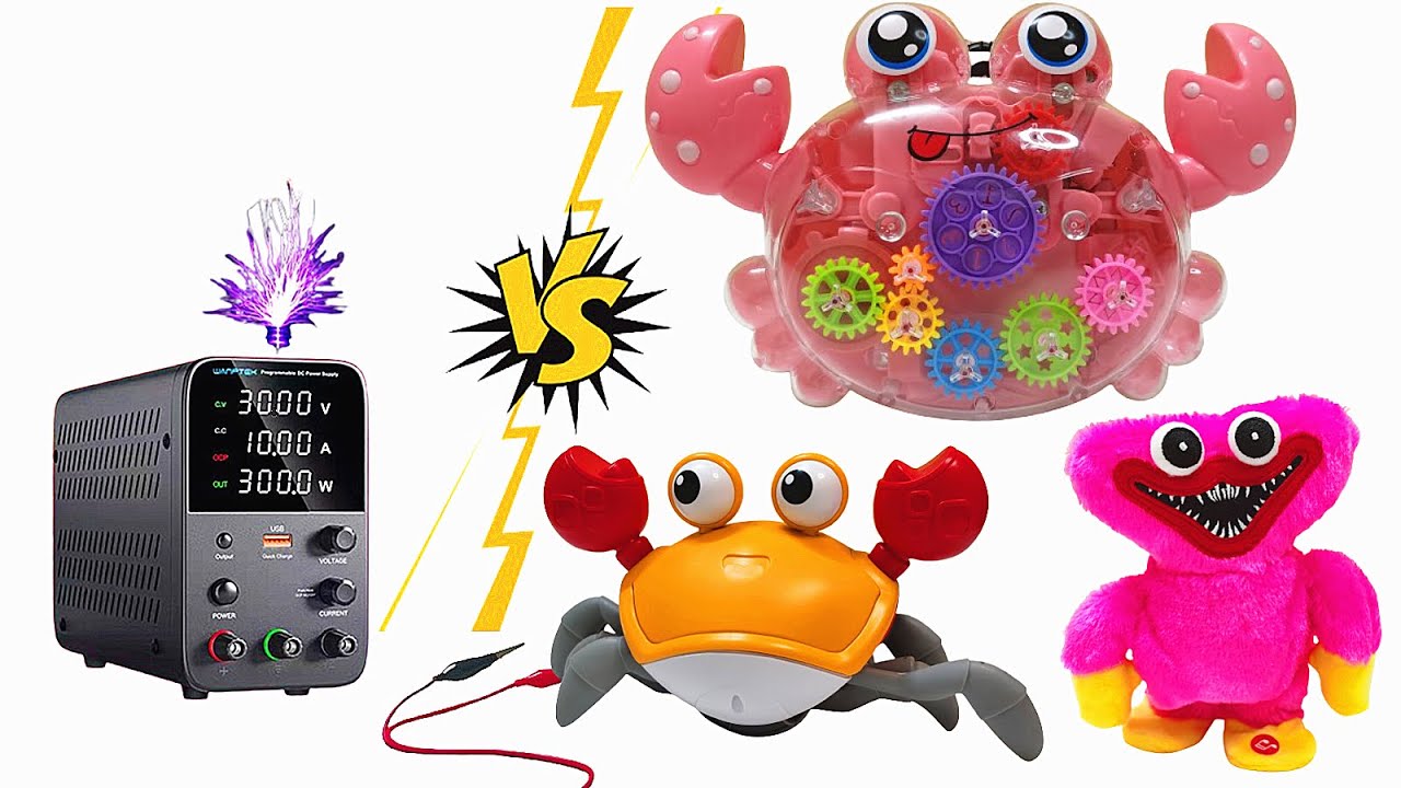 I Applied High Voltage to Electric TOYS | High Voltage VS Children's Electric toys Collection