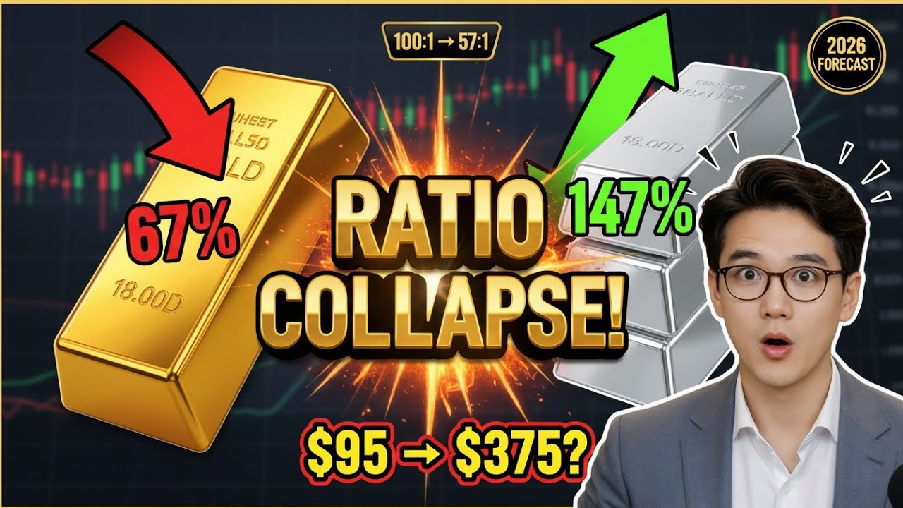 Gold vs Silver Ratio Collapse: Why Silver Could Outperform Gold by 3x in 2026
