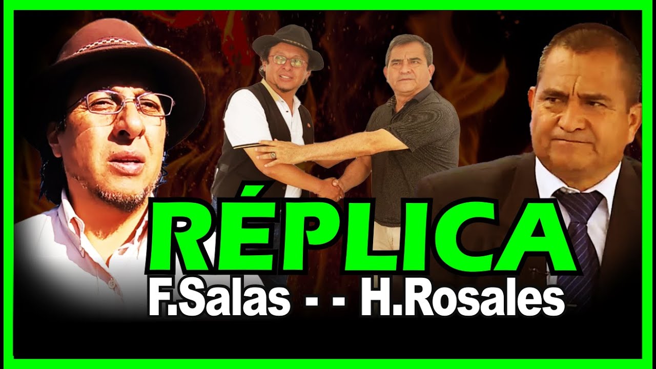 🔴RÉPLICA. ingeniero Fernando Salas responde al Abg.- Hilario Rosales