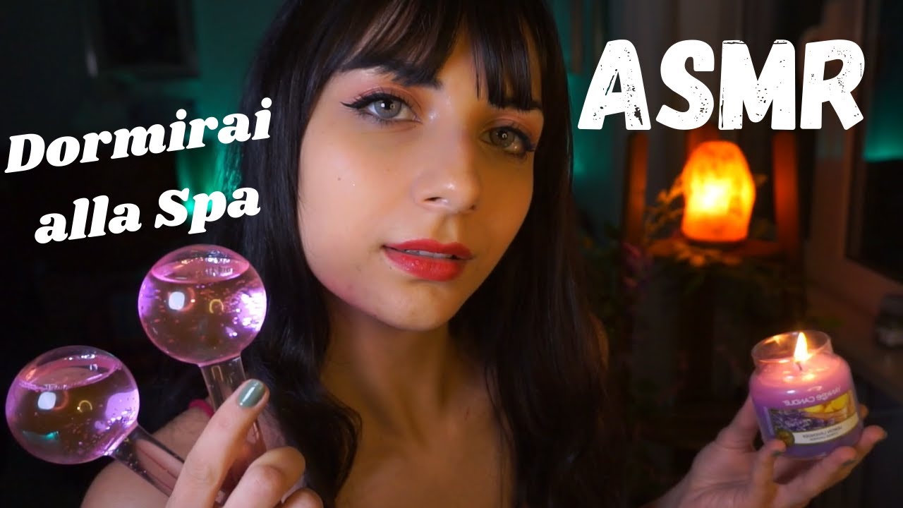 ASMR ita soft spoken ❤️ Trattamento di bellezza rilassante (roleplay, mouth sounds, pampering)
