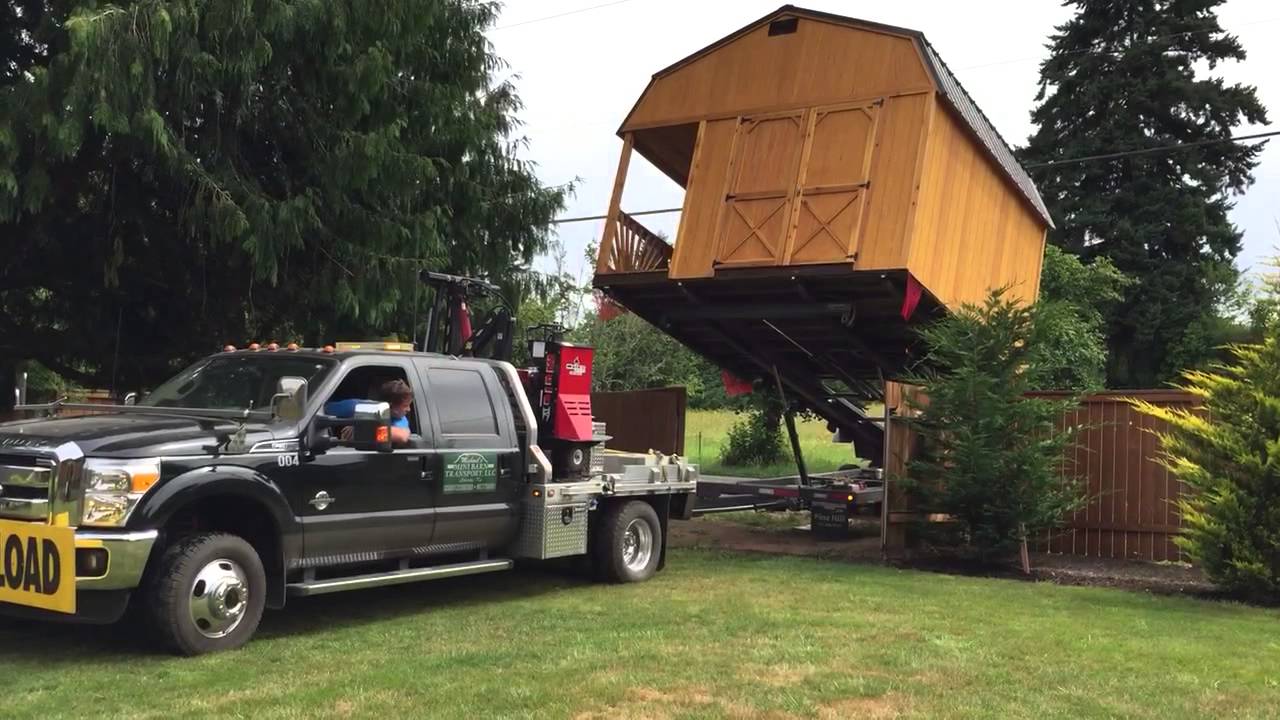 Old hickory shed delivery. Awesome Job