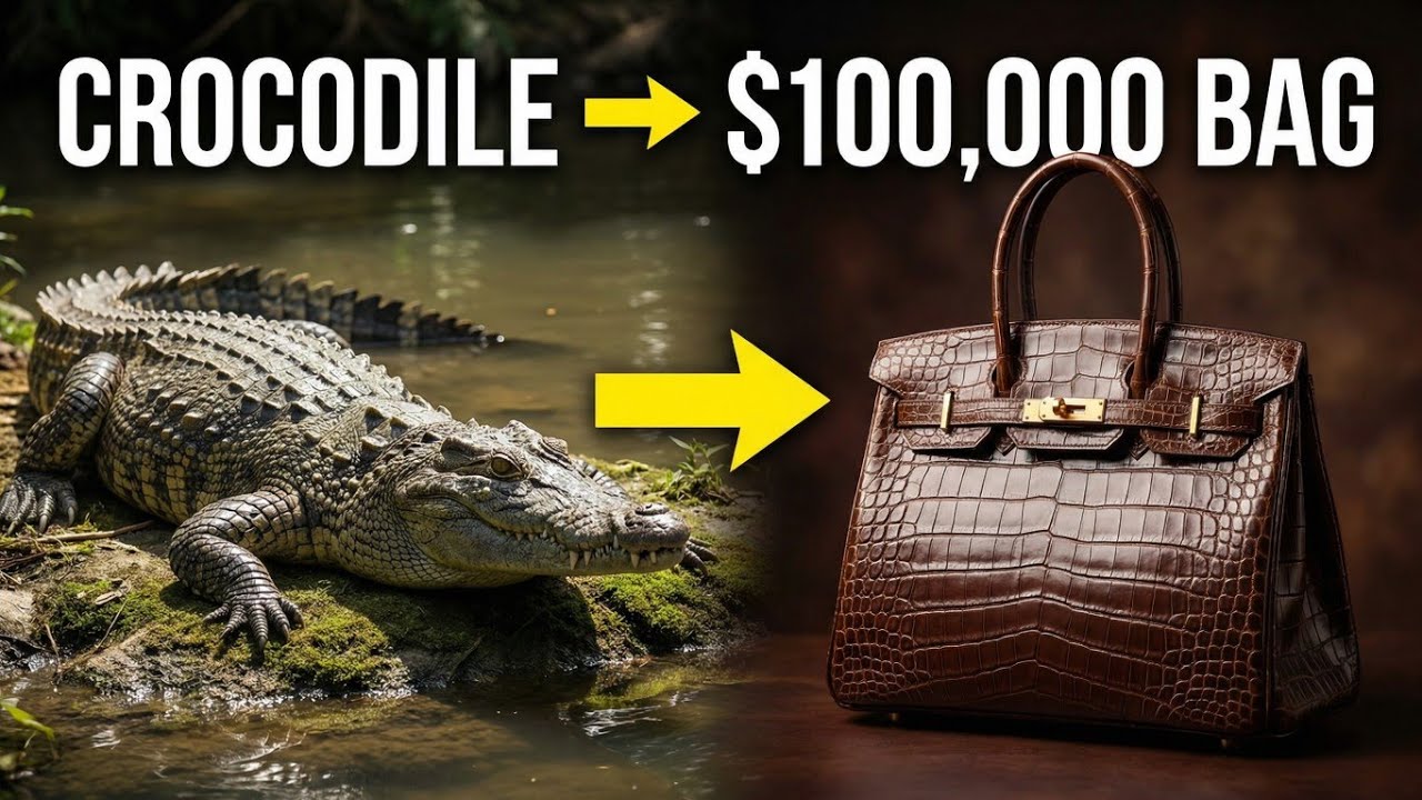 CROCODILE → $100,000 BAG | Inside the Luxury Crocodile Leather Process