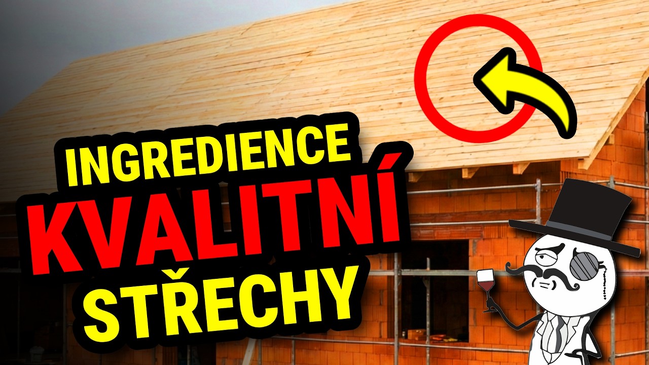 Kvalitní střecha má pod fólií bednění!