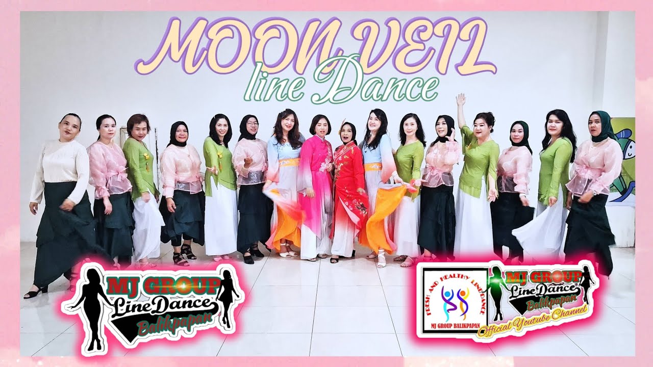 MOON VEIL LINE DANCE #linedanceindonesia #linedance  #mjlinedancebpn #moonveil #fyp 
