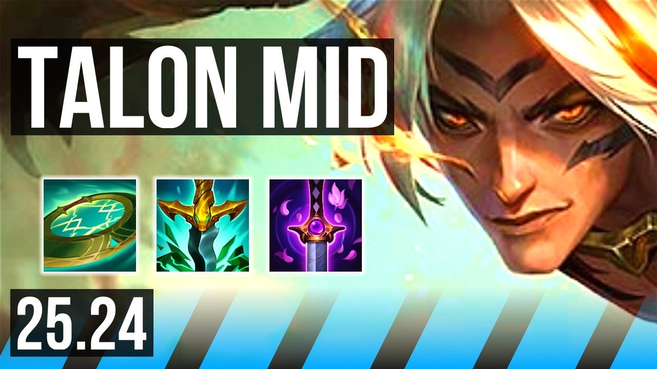 TALON vs AKALI (MID) | Good KDA: 17/2/6 | EUW Master | 25.24