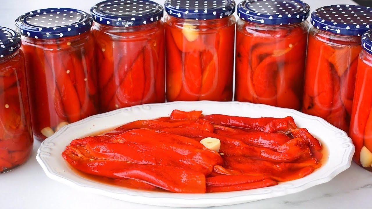 ARTIK HAZIR ALMIYORUM❗ BU TARİFLE KENDİ KÖZ BİBER KONSERVENİZİ KENDİNİZ YAPIN ☑️ YOK BÖYLE LEZZET 😋