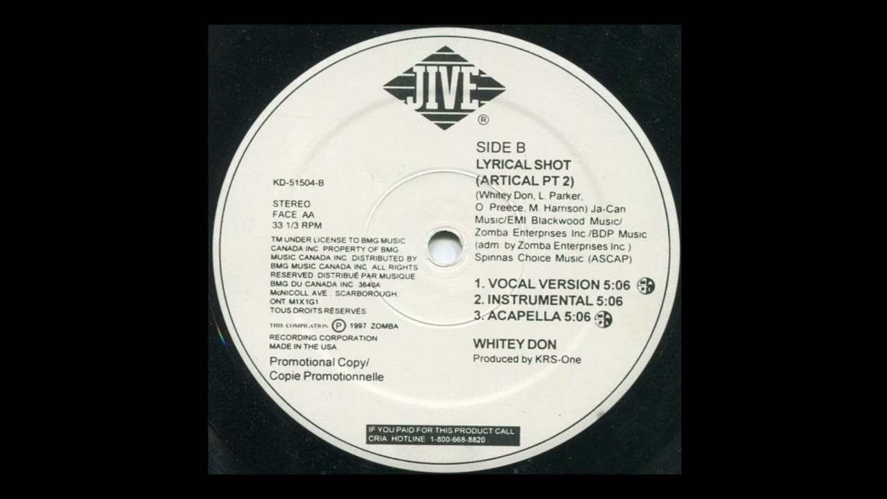 Whitey Don - Lyrical Shot (Artical Pt 2) (Acapella)
