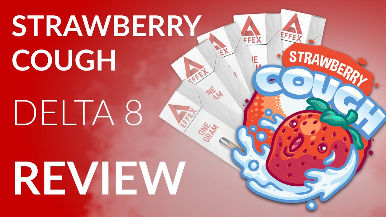 EFFEX Delta 8 THC Strawberry Cough Cartridge Review - AMAZING TERPENES 🍓🍓🍓