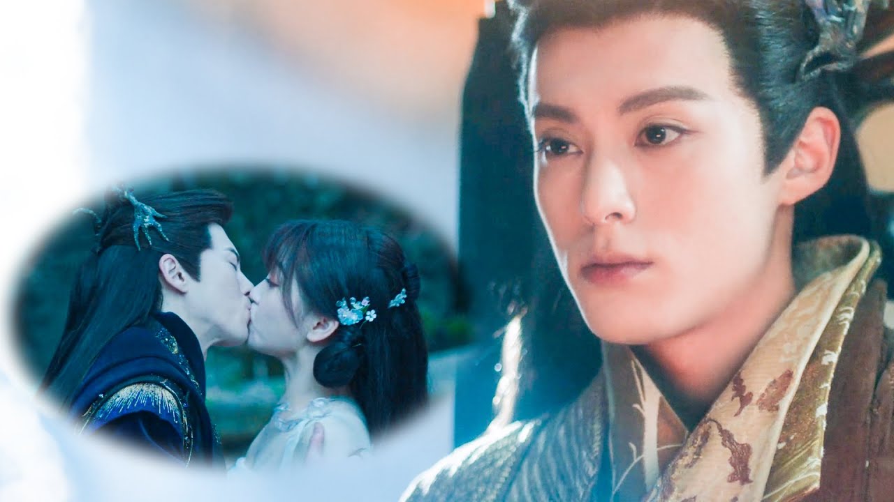 一吻過後，霸道魔王假裝不在意，卻在夜深人靜是笑着回味！#虞书欣 💖#王鹤棣 |#苍兰决
