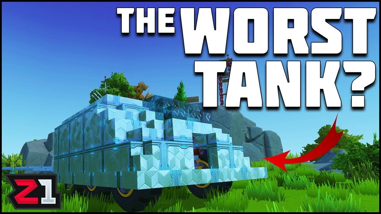 Testing Out the Tank ! Scrap Mechanic Survival | Z1 Gaming