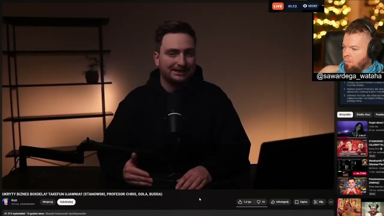 Wardęga reakcja na informacje od Takefuna o Boxdelu