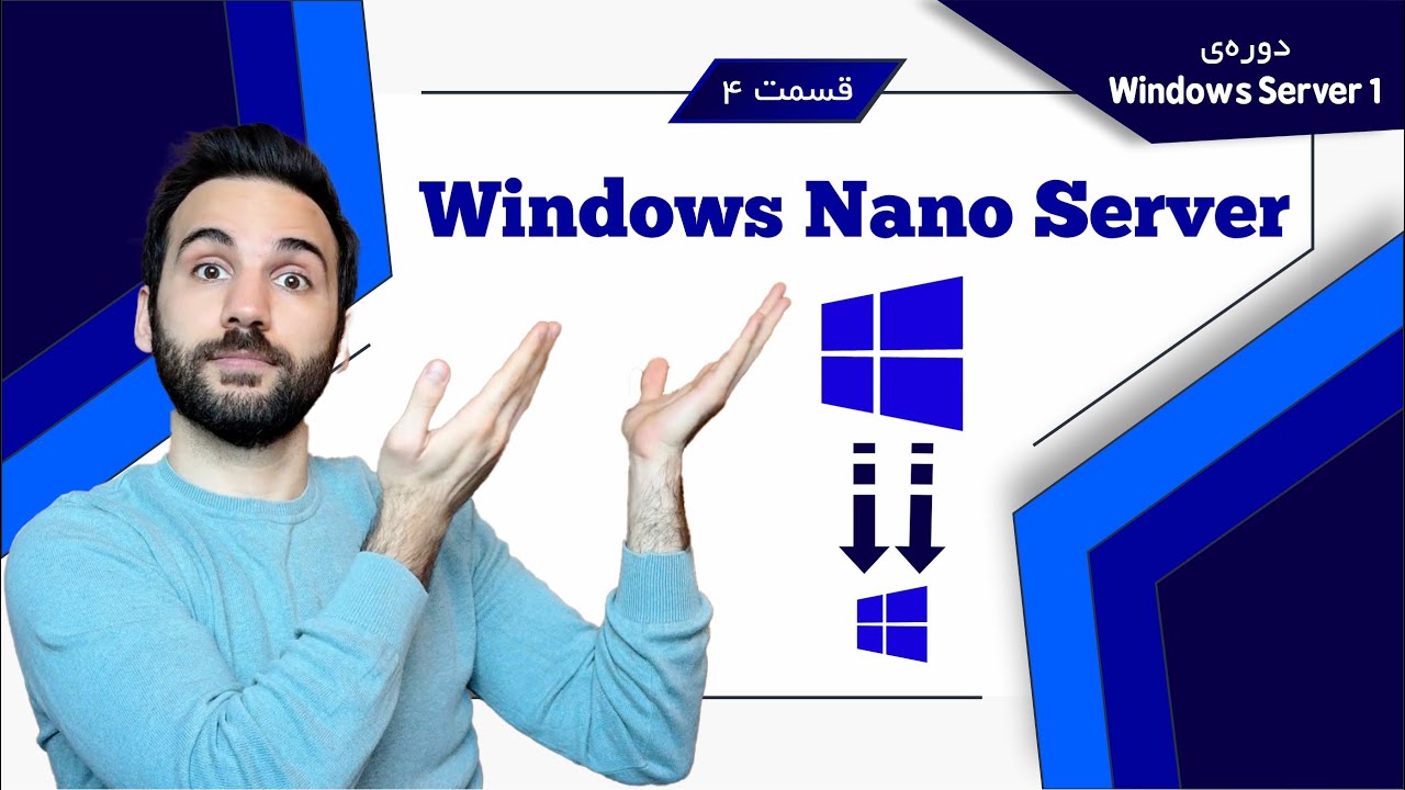 Nano Server on Proxmox :قسمت ۴ WinServer 1 آموزش ویندوز سرور