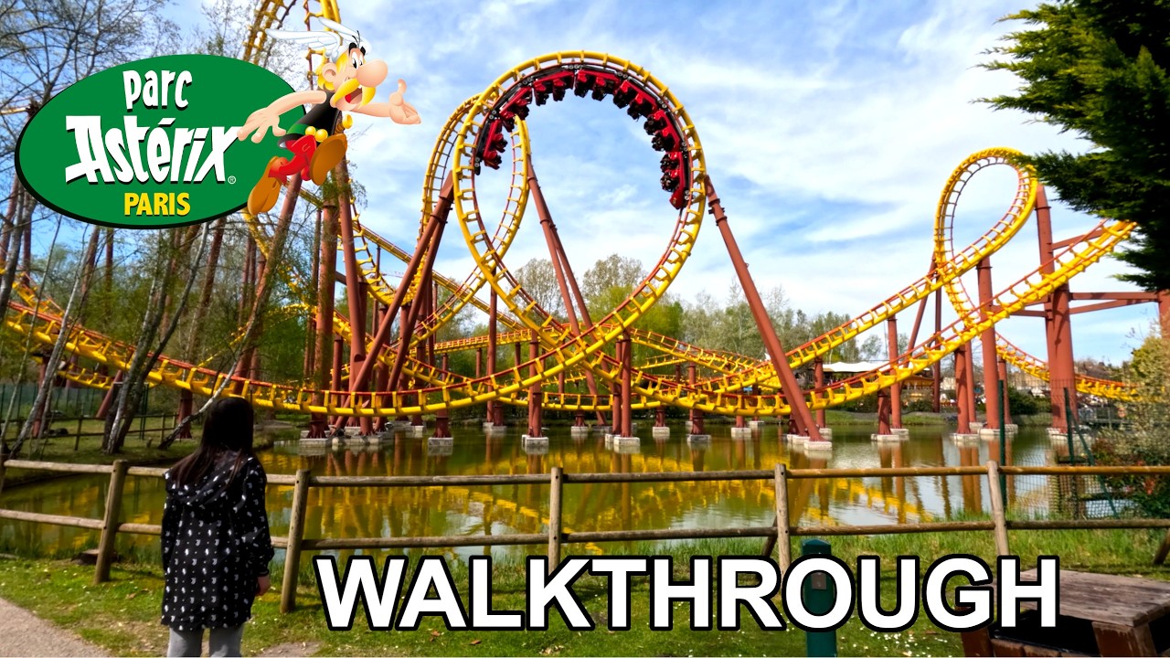 Parc Astérix - Walkthrough 2025 - 4K [Paris] 🇫🇷