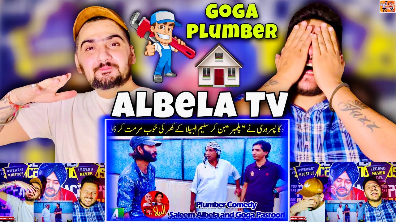 Albela Tv Goga Pasroori became a plumber by profession and Saleem Albela is Customer @reacthub