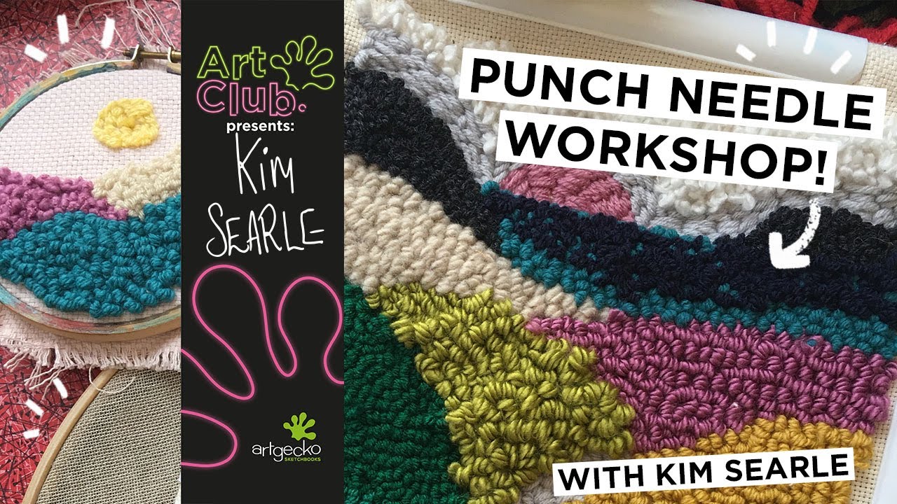 Artgecko Sketch  X Kim Searle - Punch Needle Workshop