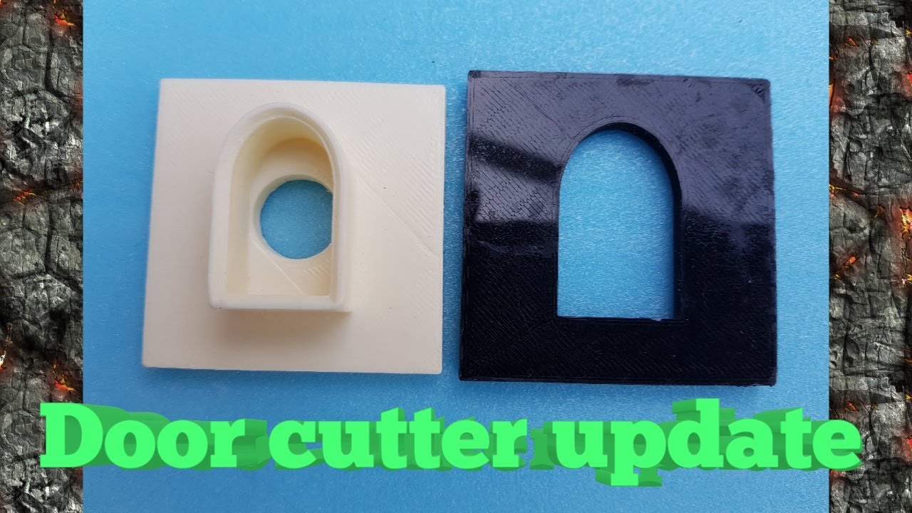 #xpscutter #3dprinting Door cutter update
