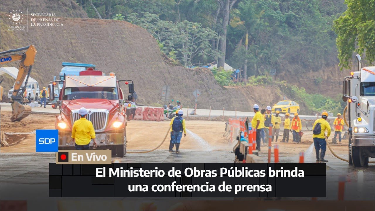 Gobierno del Presidente Nayib Bukele brinda una conferencia de prensa