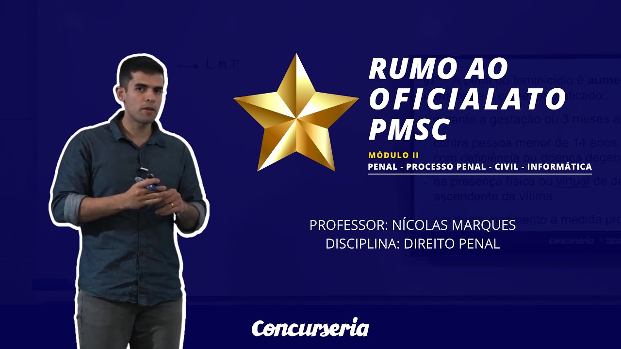 DIREITO PENAL - DOS CRIMES CONTRA A PESSOA - PARTE 2 - RUMO AO OFICILATO PMSC | Concurseria