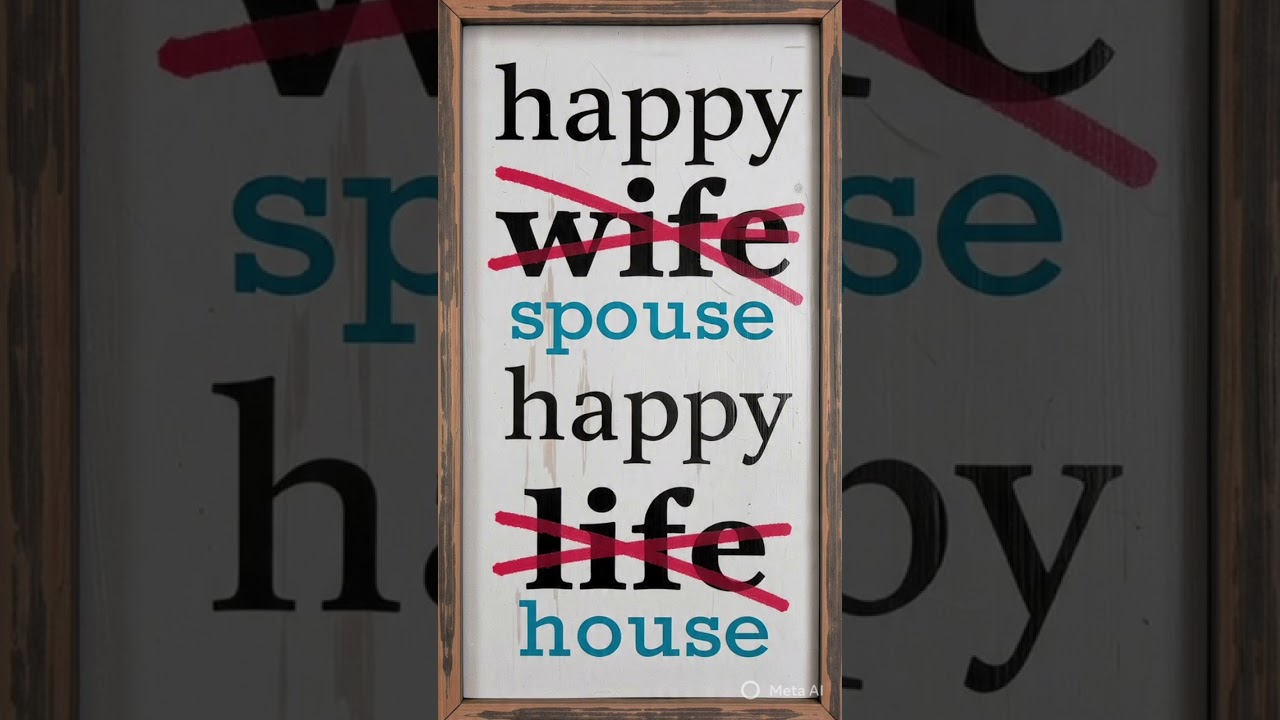 Happy Spouse Happy House 