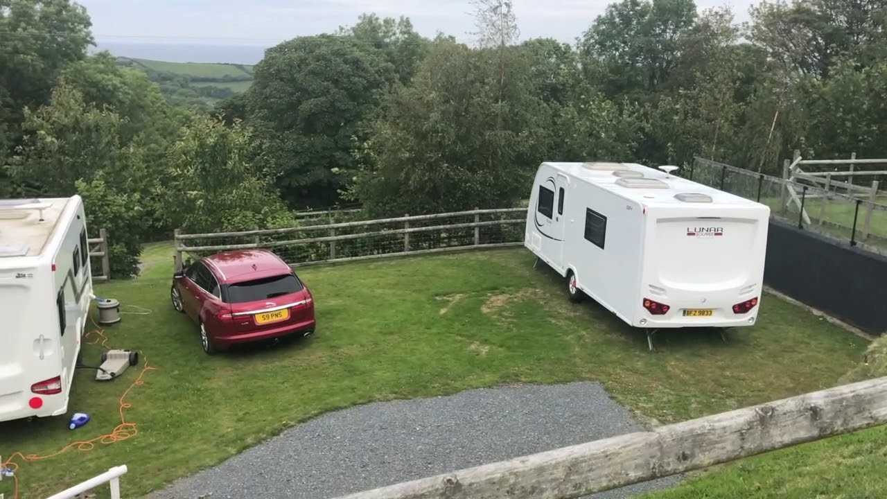 The Bay New Quay caravan park, cosy caravan park