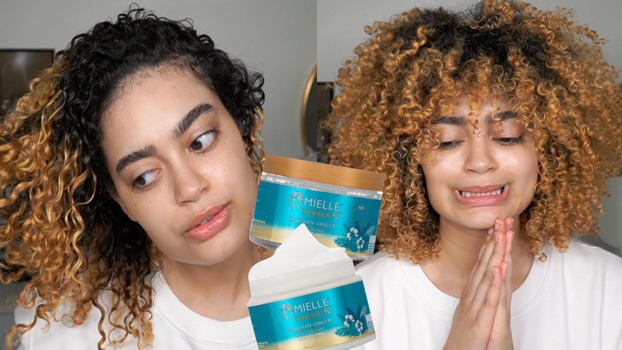 Curly Hair Styling Routine on 3C/4A Hair ft Mielle Organics Moisture Rx Line