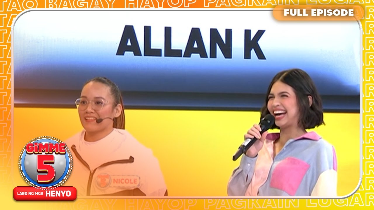 Tao? Bagay? Hayop? Si Allan K ba 'to? 🤣 | GIMME 5 | EAT BULAGA | Jan. 16, 2024