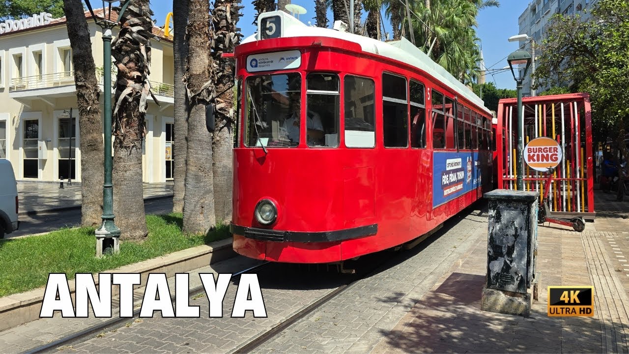 ANTALYA City Center Atatürk Avenue Turkey 2025 | Walking tour Türkiye [4K HDR 60FPS]