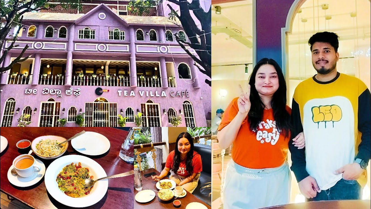Tea Villa Cafe Jayanagar Bangalore | Tea Villa Cafe Food Review | Best Cafe in Bangalore | Cute Cafe