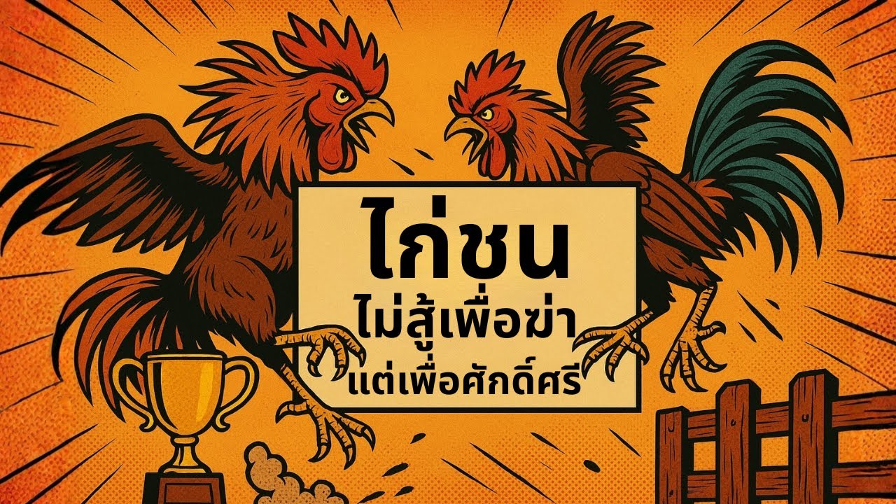 ไก่ชน - ไม่สู้เพื่อฆ่า แต่เพื่อศักดิ์ศรี | เปิดกลไกนักสู้จากธรรมชาติ