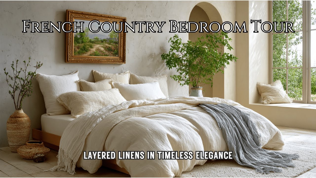 Layering Linens French Style | Liz Marie Galvan Bedroom Tour